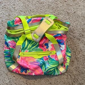 Lilly Pulitzer duffle bag- great for weekend travel!